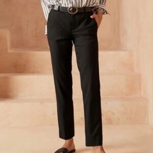 Banana Republic Ryan Fit black straight leg pants trousers